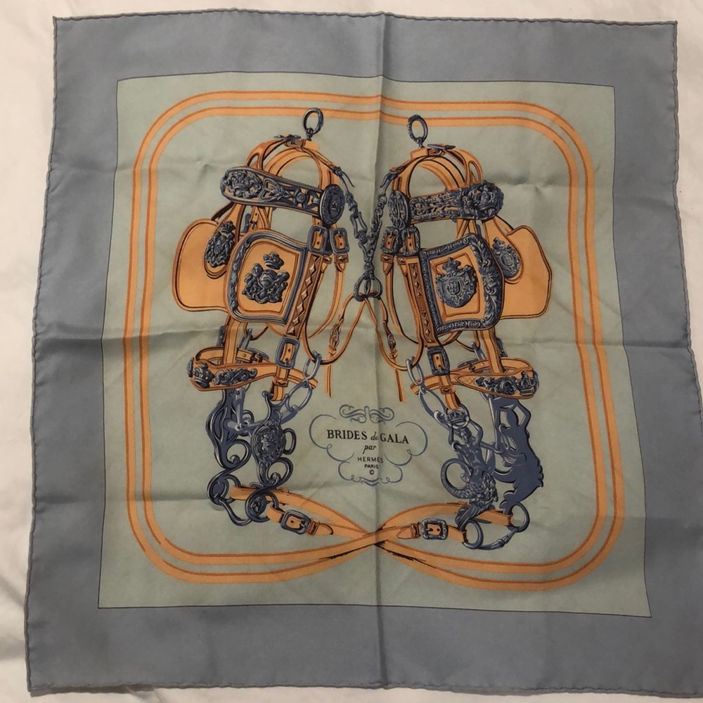 Hermès brides de gala 45 cm square scarf